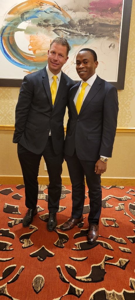JT Foxx (left) with Aniemi Umana